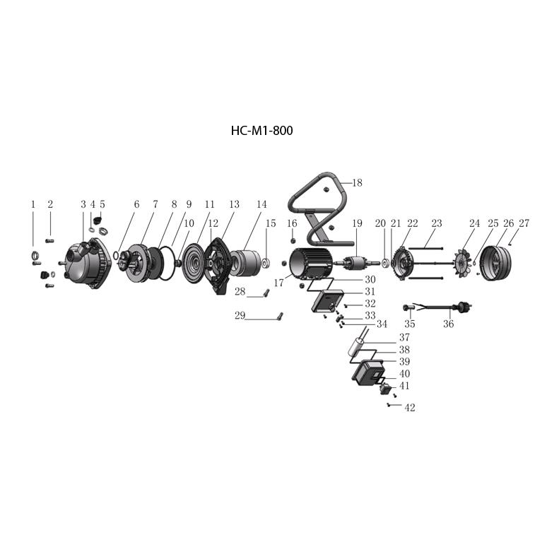 Насос поверхностный, центробежный НС-М1-800