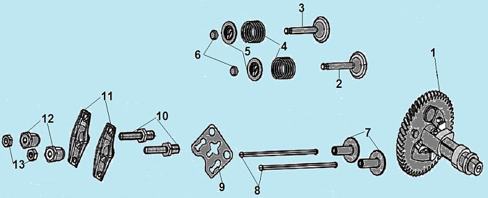 4 ДЕТАЛИ ДВИГАТЕЛЯ - БЛОК - СВЕЧА - ГОЛОВКА - КЛАПАНА - ПРОКЛАДКИ ГЕНЕРАТОР CHAMPION GG2000