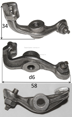 Коромысло клапана выпускного