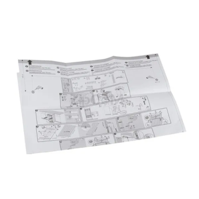 Шаблон по монтажу фасада двери 140040339131 для посудомоечной машины Electrolux